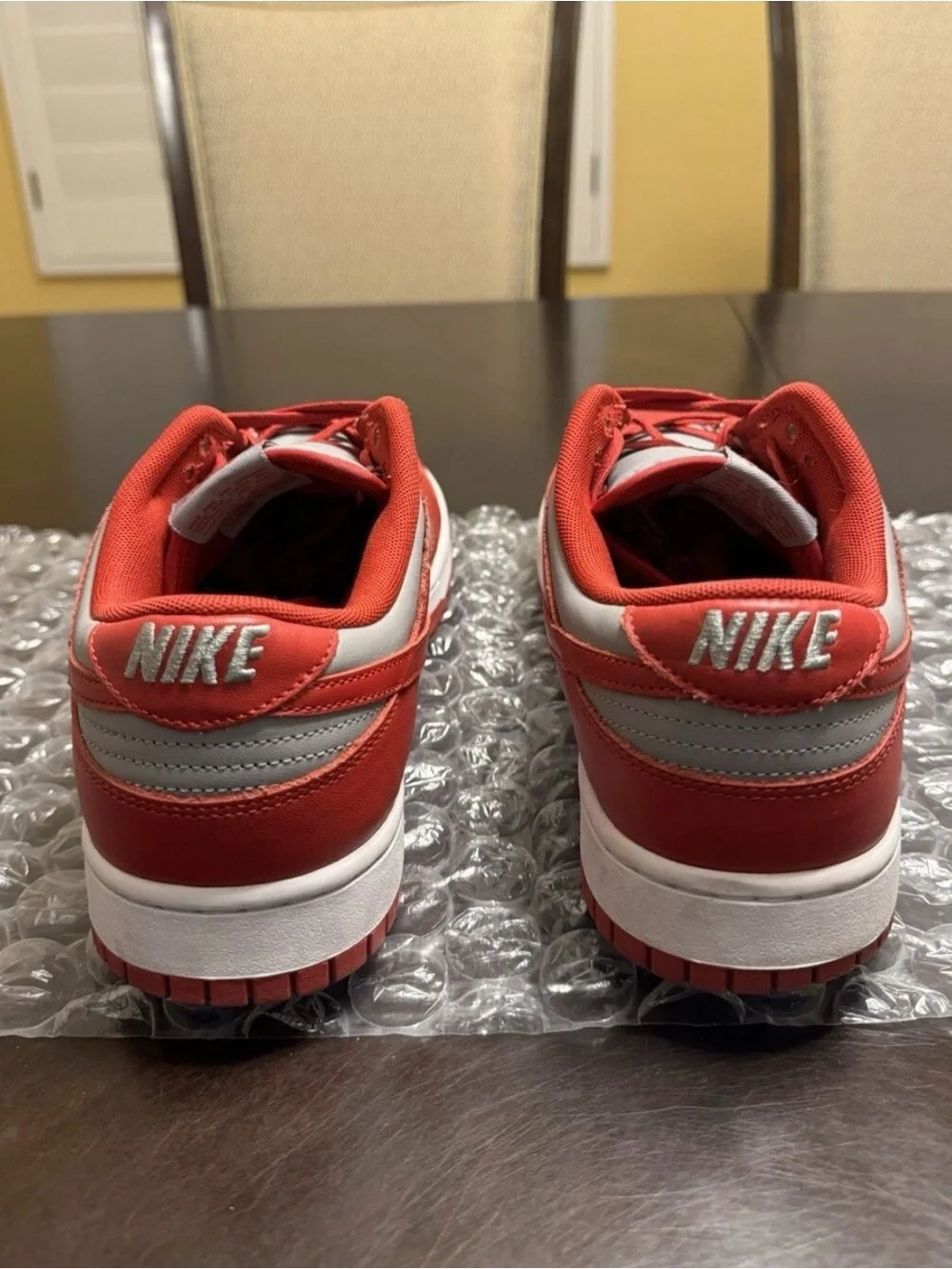 Nike Dunk Low UNLV University Red Gray Sneaker Shoes Size US 12
